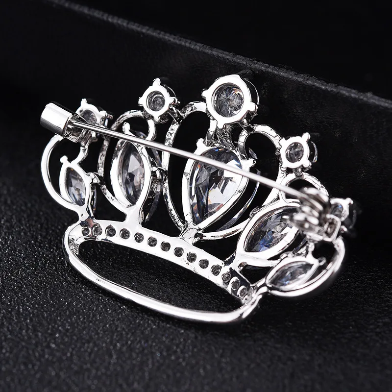 2018 Fashion Women Zircon Crown Weddings Brooch decoration for the bridal Wedding Accessories | Украшения и аксессуары