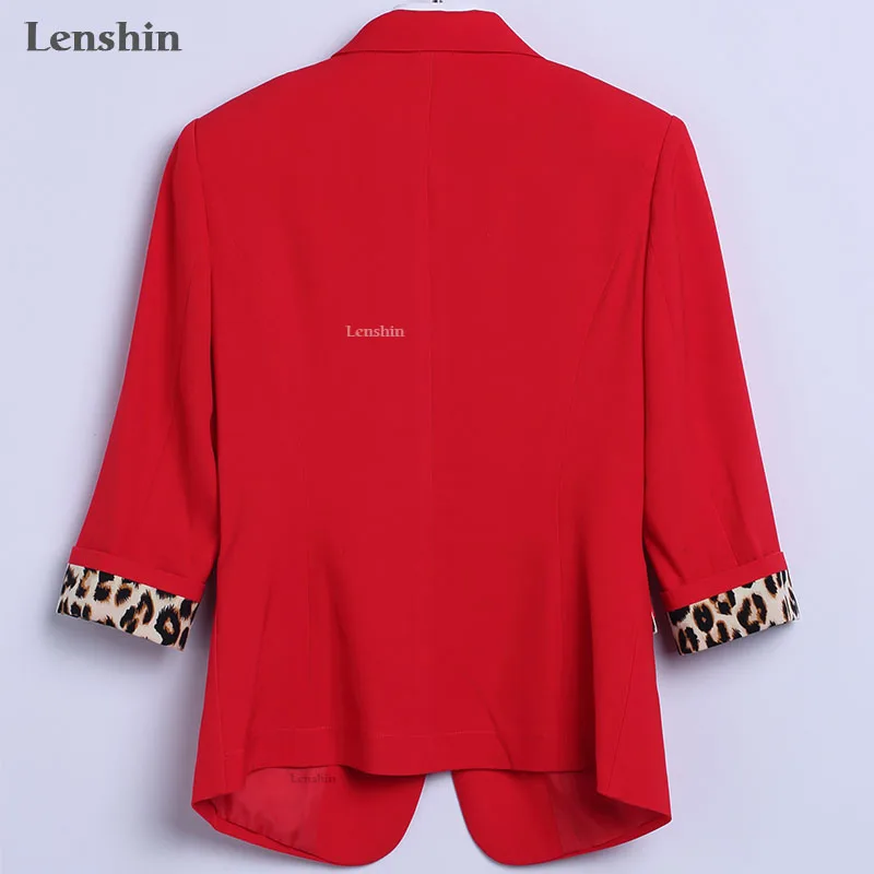 Женская леопардовая куртка Lenshin в стиле пэчворк летняя одежда женское