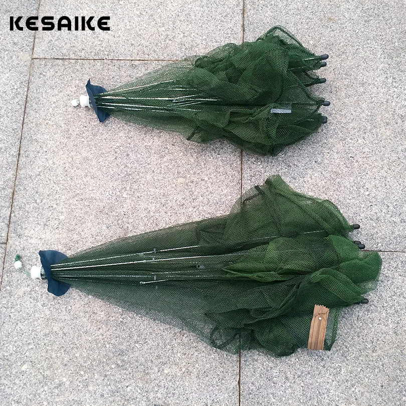 KESAIKE Складная портативная Шестигранная Автоматическая ловушка для рыбалки с 6