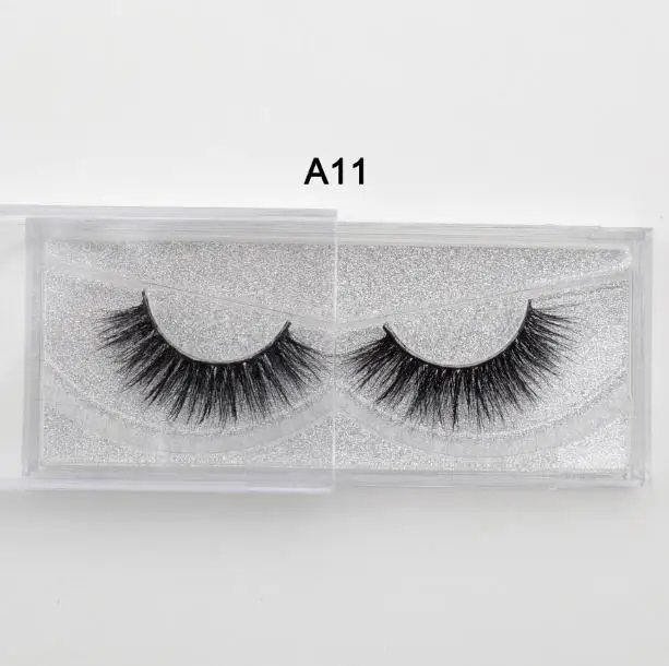 Visofree 3D норковые ресницы верхние ресницы настоящие норковые полосы ресницы ручной работы скрещивание норковые ресницы удлинение A13 - Длина: A11