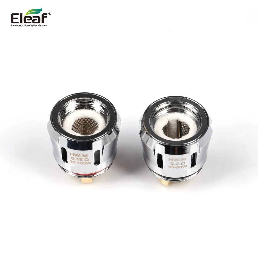 5 шт./лот оригинальный Eleaf HW M/HW N с двойной катушкой 0.2ohm M/0.25ohm испаритель для iStick Nowos
