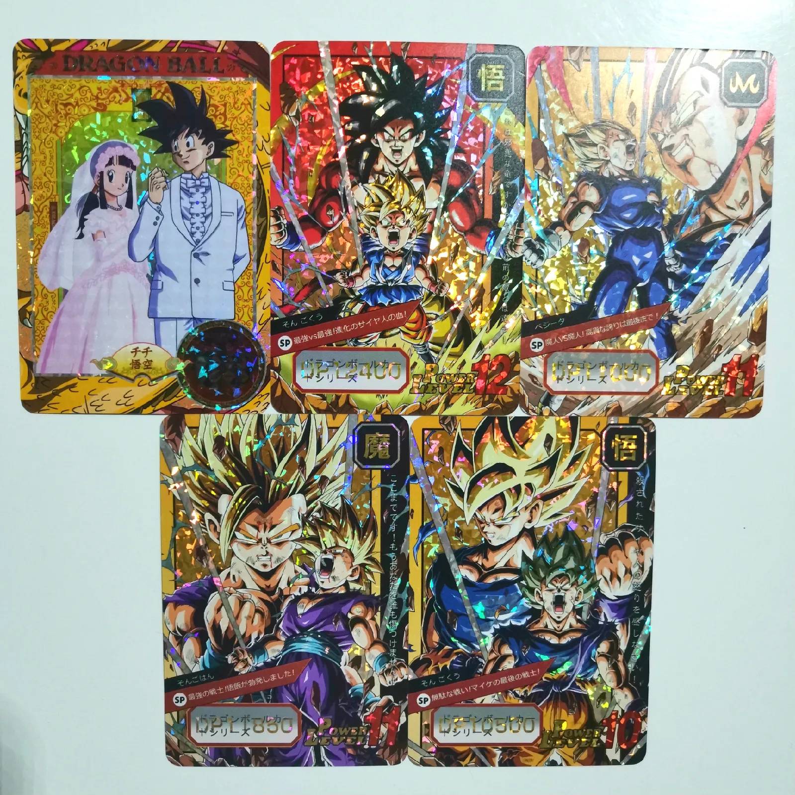 50 шт./компл. супер Dragon Ball-Z 5 стилей 9 в 1 герои битва карты Ultra Instinct Гоку Вегета игра Коллекция аниме-открытки