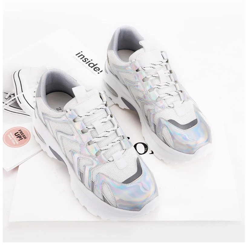 Женские кроссовки на платформе basket femme Белые Повседневные 4 5 C M 2019|Женские туфли| |