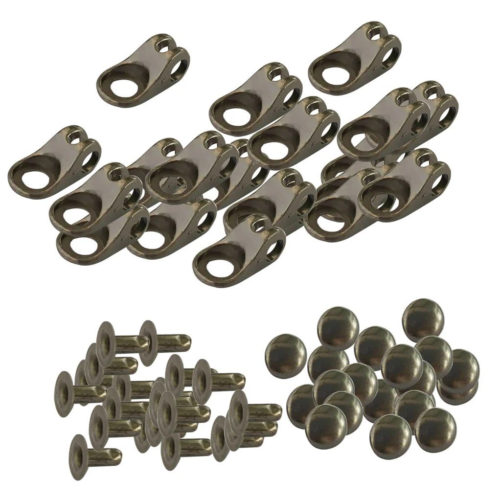 40 комплектов черные кружевные крючки для ботинок фитинги с заклепками