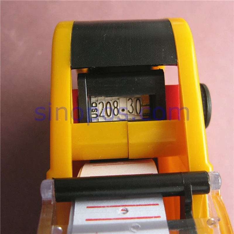 Пластиковая цена этикетка 1 линия 8 цифр с накладка лейбл ручной стикер пистолет