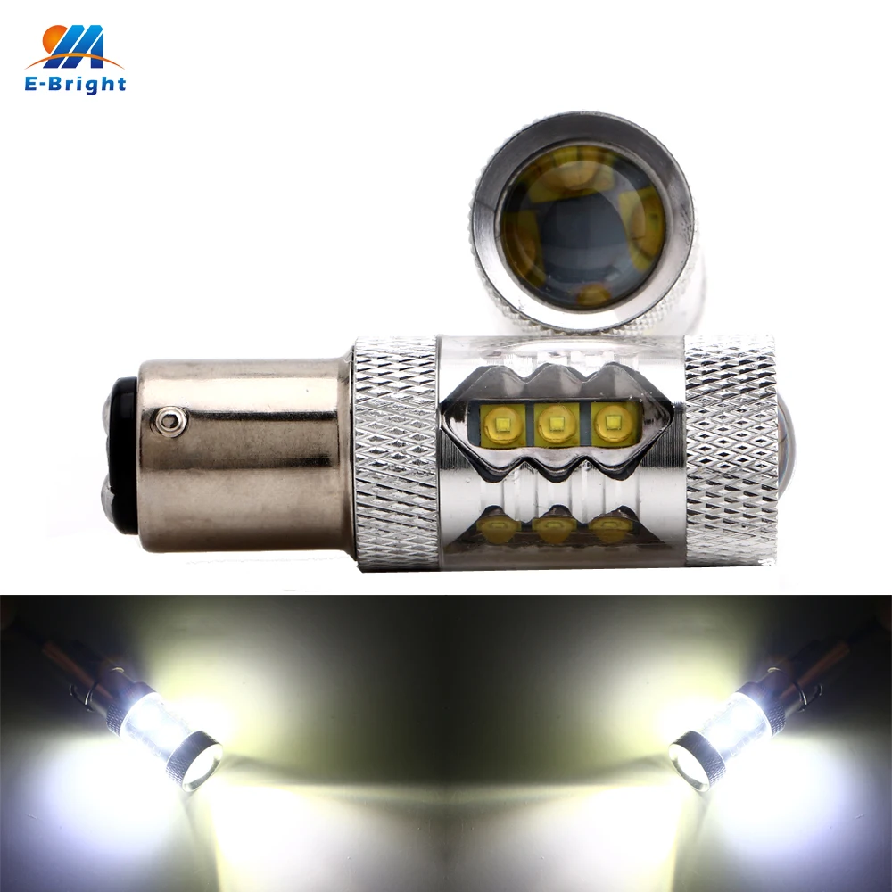 YM E-Bright 1Piece S25 1157 BAY15D 3535 80W 16 SMD P21/5W 9-28V DC White Light Bulbs Car Turn Signal Brake Lamps 1016 1034 1142 on: YM E-Bright 1 шт. S25 1157 BAY15D 3535 80W 16 SMD P21/5W 9-28V DC Белые лампы автомобильных указателей поворота и стоп-сигн