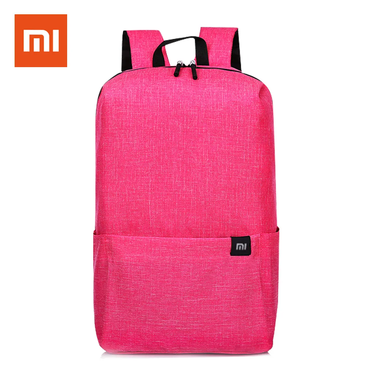 Розовый XIAOMI мини-рюкзак 10л школьные рюкзаки для девочек мужчин мальчиков девочек водонепроницаемый легкий портативный Повседневный дорожный рюкзак - Цвет: Розовый