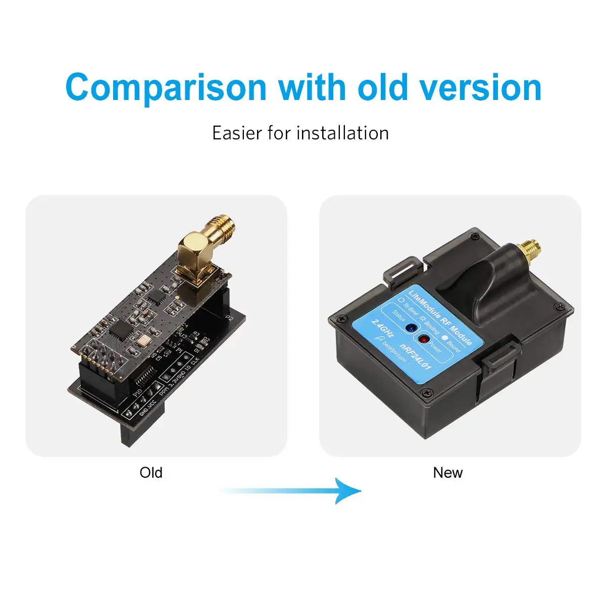 BETAFPV обновленный LiteModule RF многопротокольный TX модуль для байанского протокола