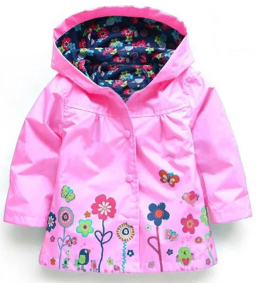 jacket pink Куртка-дождевик для детей; сезон осень-зима; красная куртка для девочек; ветровка; куртка для мальчиков; детский плащ-Тренч; Детский водонепроницаемый костюм; Z791 - Цвет: jacket pink