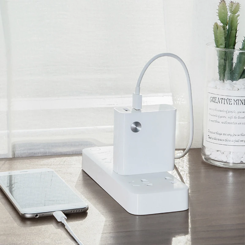 Xiaomi 2 в 1, 5000 мА/ч, Дополнительный внешний аккумулятор с двойным USB, быстрое настенное зарядное устройство, 5 В, 3 А, 5 В, а, внешний аккумулятор для iPhone, samsung, телефона