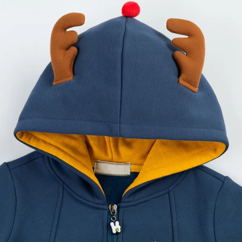 Children Unisex Cartoon Jackets Winter Autumn Casual Hooded Coat 3 4 6 8 9 Years | Детская одежда и обувь