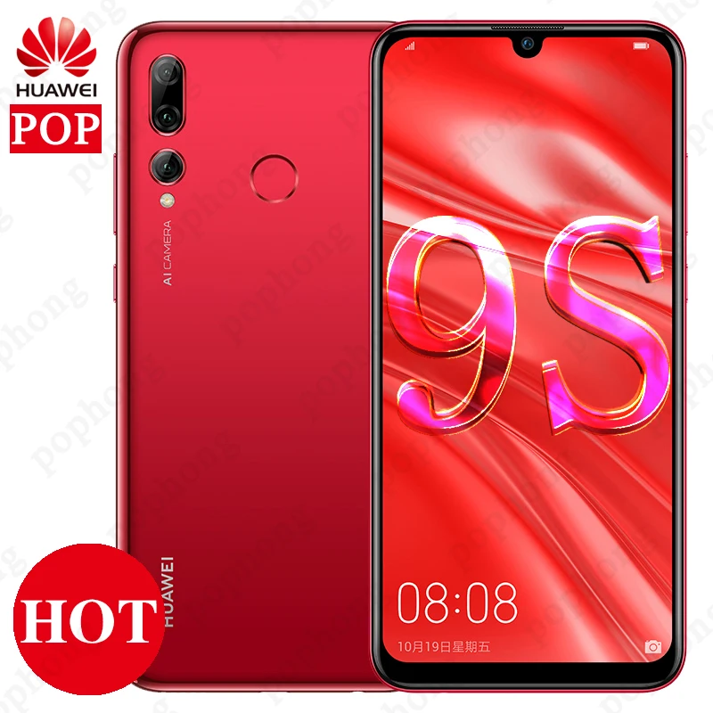 Оригинальный мобильный телефон Huawei Enjoy 9S 6 21 дюймов P smart + Восьмиядерный Android 9 0