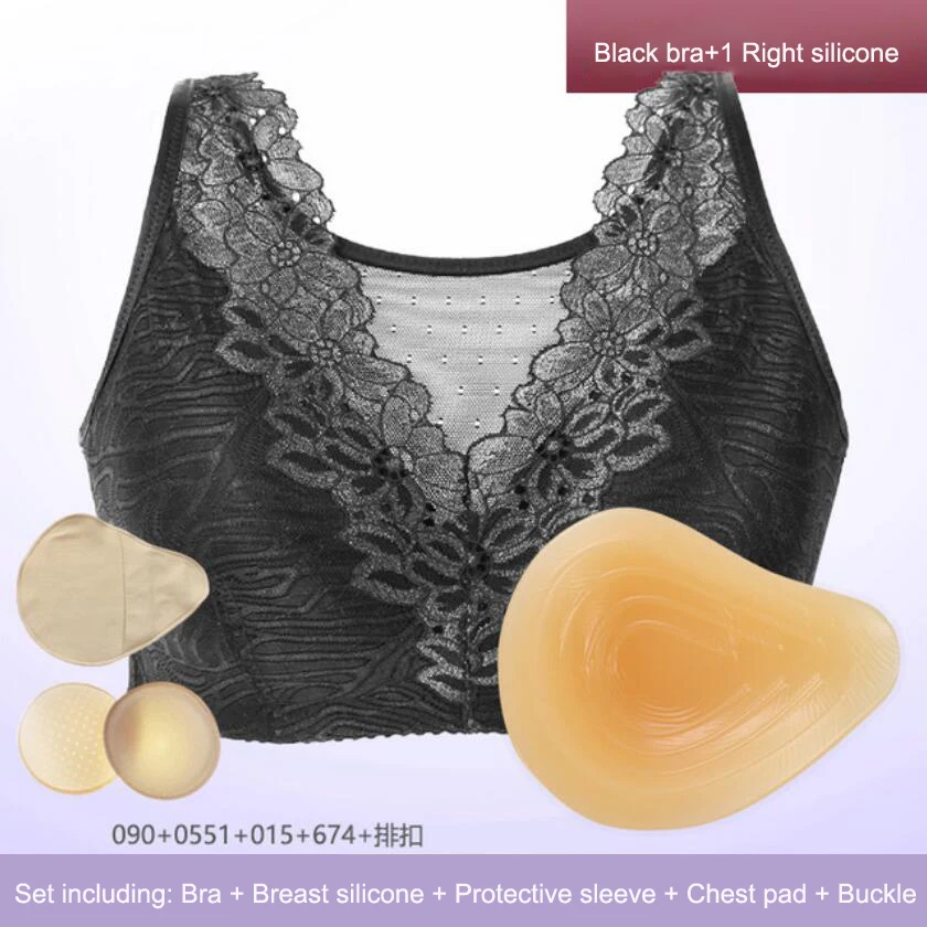 5 шт./компл. без стального кольца тонкий бюстгальтер + Силиконовые Поддельные