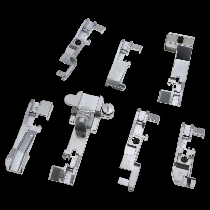 7PCS no packaging 6 прижимных лапок для 14CG754 14SH654 14U555 14U557 Consew 14TU 14hd854 14sh754 оверлок машина прижимная лапка - Цвет: 7PCS no packaging