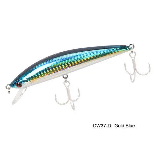 D TSURINOYA DW37 тонущие приманки Minnow 120 мм 40 г тройные Крючки искусственная жесткая приманка Dur Карп рыболовные принадлежности; воблер - Цвет: D