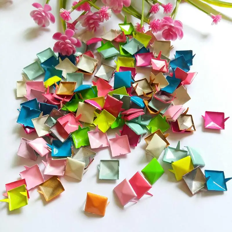 120 шт. 12 мм Разноцветные шипы для одежды | Дом и сад