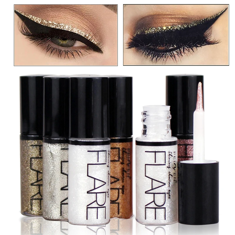 PNF фирменный Блестящий лайнер пигмент для глаз золотой серебристый белый