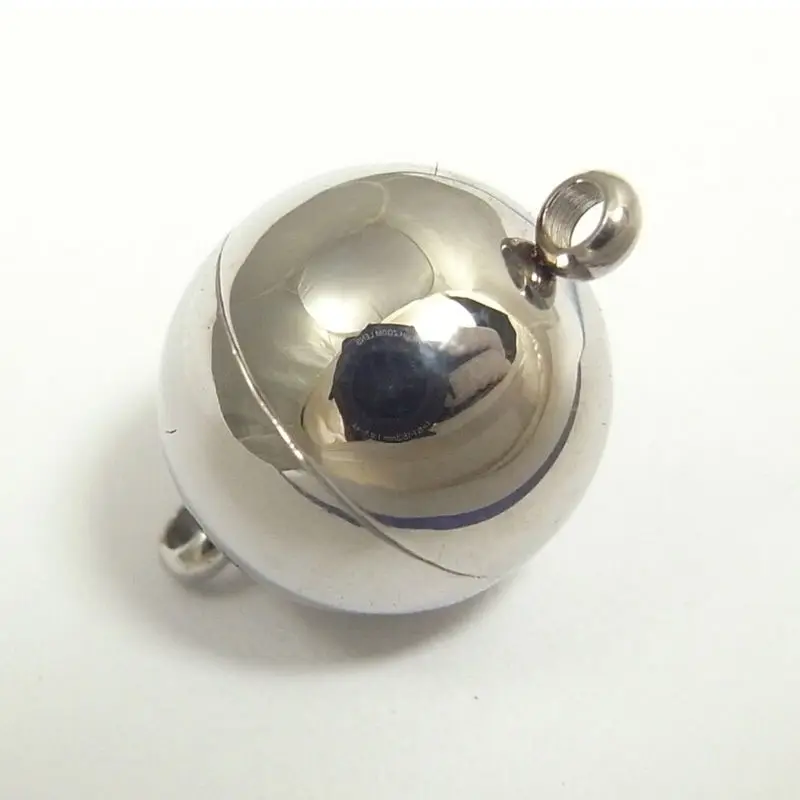 

10pcs/lot 8mm Sliver Gold Jewelry Bracelet Necklace Strong Magnetic Clasp DIY Connectors Accessories Making Fitting