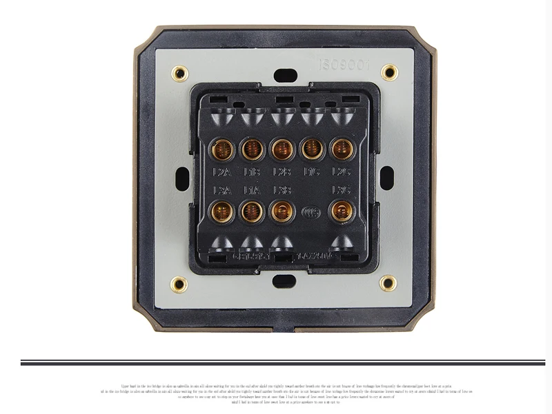 Mvava Роскошный Бронзовый настенный выключатель 16A 110-250 V декоративный 3 банды 2 способа электрическая световая кнопка включения настенный выключатель