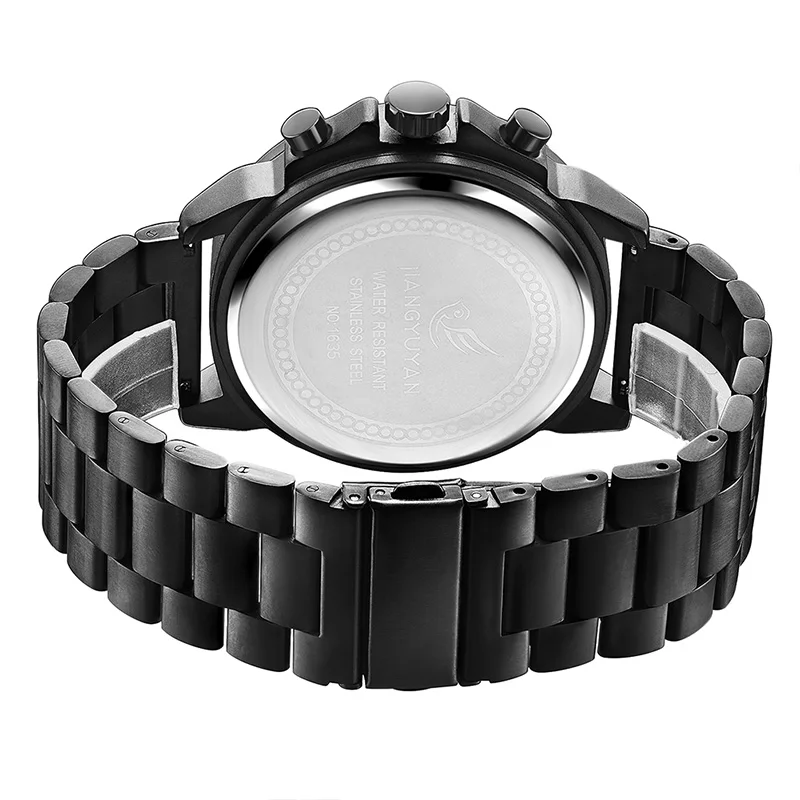 Модные трендовые мужские часы Секундомер-Хронограф Календарь бизнес relogio masculino |