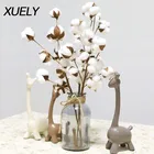 Искусственные цветы из натурального хлопка, 10 цветов