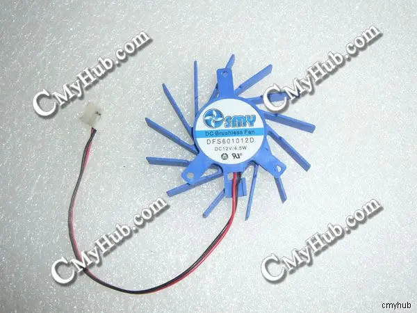 Новый оригинальный охлаждающий вентилятор для видеокарты SMY DFS601012D 12 В