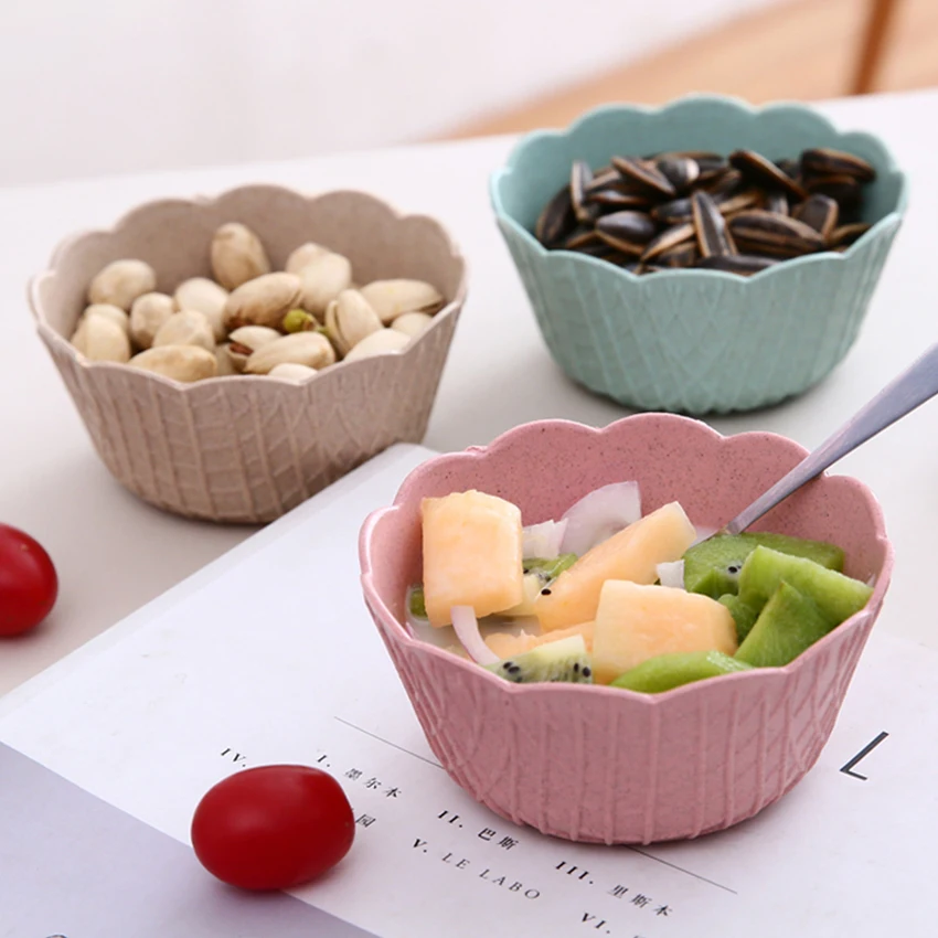 1 шт. пшеничной лапши миска для рисового супа соломы салатник детский пищевой