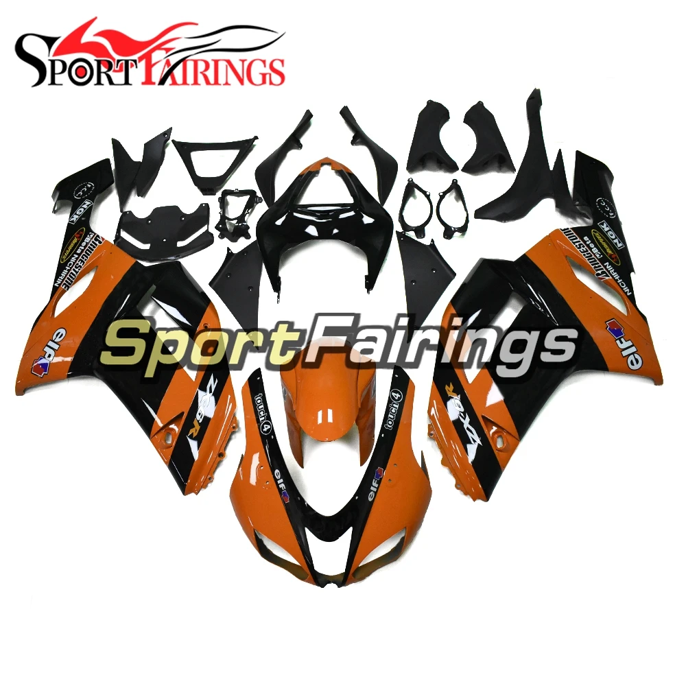 Полный корпус для Kawasaki ZX 6R 2007 2008 ABS пластиковый инъекционный мотоцикла 07 08 рамка