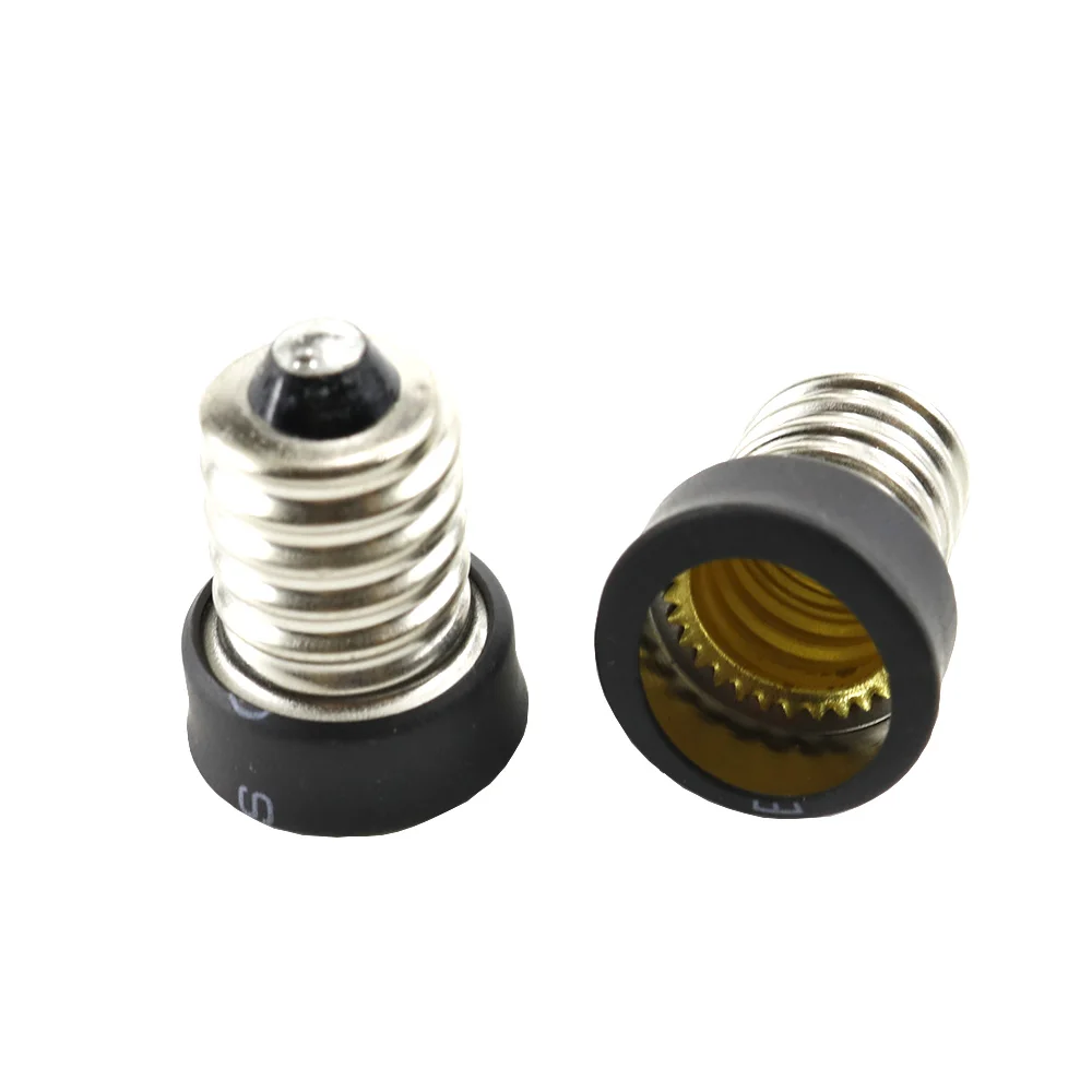 

E14 To E12 Bulb Lamp Holder Adapter Socket Converter Light Base Candelabra Lamp Holder Converter accessories for e12 Light Base