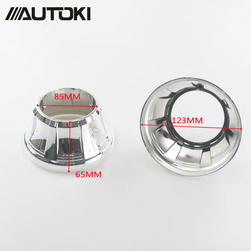 Autoki 3,0 Металл объектив Биксеноновая H1 HID проектор фары объектив+ Pegasus кожухи для автомобиля Ford Focus стайлинг Авто H4 H7 лампы