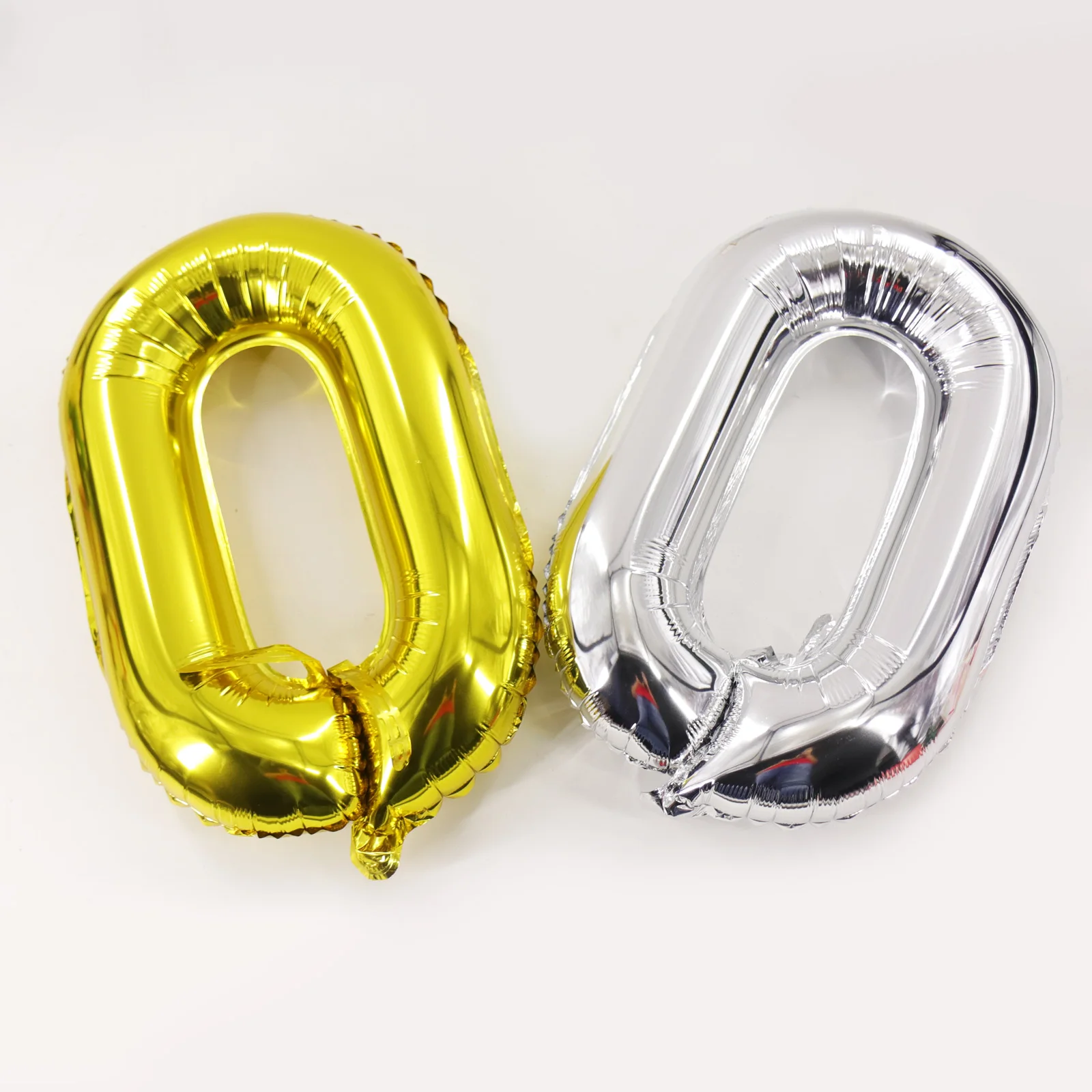 22 дюймов воздушный шар звено цепи набор золотой серебряный алюминиевая фольга