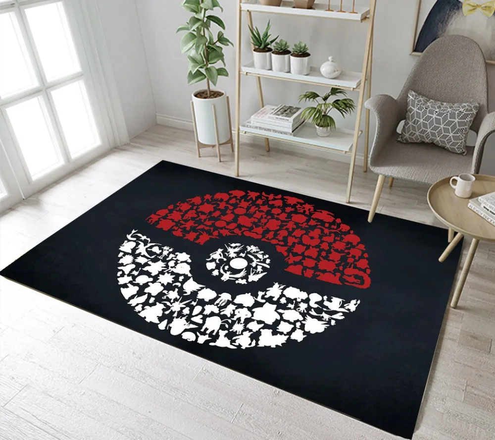 LB Pokemon Go Ball Circle Memory Foam коврики и для детей малышей домашний коврик гостиной