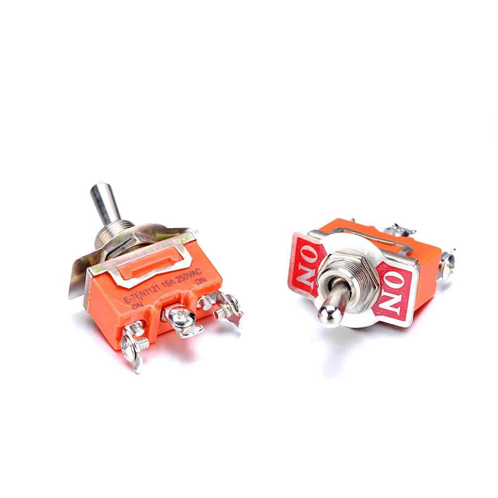 Good Quality 10Pcs 55*29mm 3 Pins 2 Way Position Toggle Switch Single Pole Double Throw ON-ON Micro 15A/250V | Автомобили и