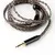 3.5mm New BGVP 6N 8 core OCC Silver Foil Wire Cable 2.5mm/3.5mm/4.4mm MMCX Detachable Earphone Cable for DM6 DMG DMS SE846 - Цвет: 3.5mm