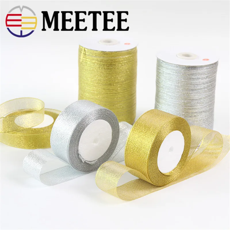 Meetee 25Y/10Y 10/15/25/40 мм полиэстер атласная лента для ручной работы с бантом Крафтовая Подарочная станет лучшим другом вашему ребенку! Свадебная вечеринка одежда для собаки шить Материал