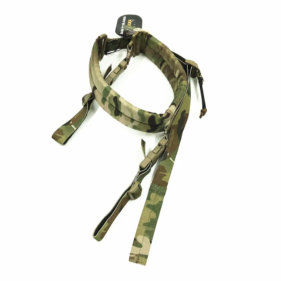 Ruosky gear Новая быстрая регулировка Мягкий 2 точечный слинг мультикам черный для IPSC страйкбол военный пистолет слинг снаряжение пейнтбол оборудование