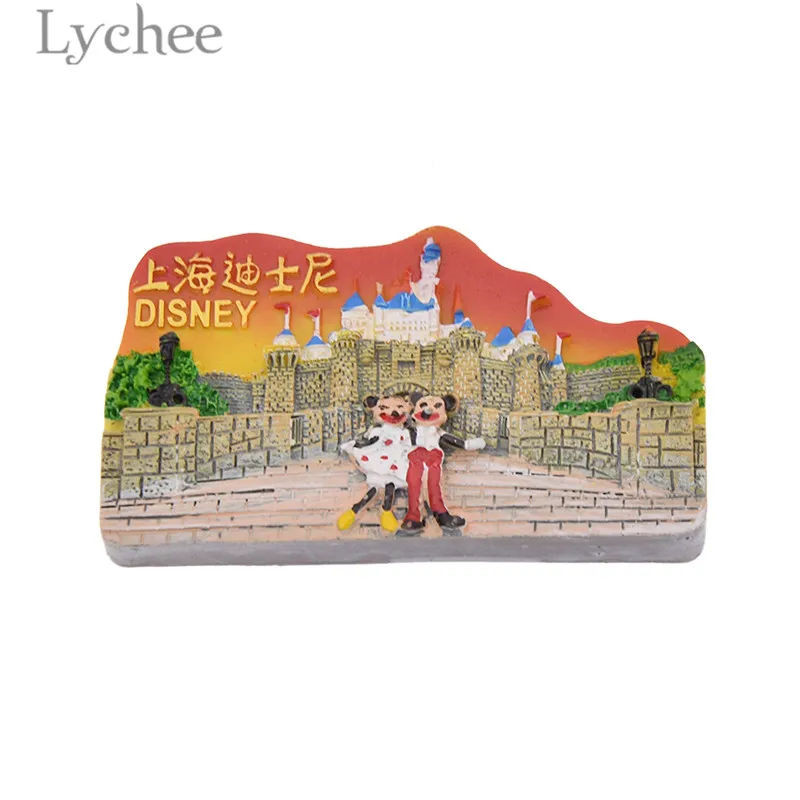 Личи жизнь Шанхай смола магнит на холодильник Китай Пейзаж магнитные наклейки