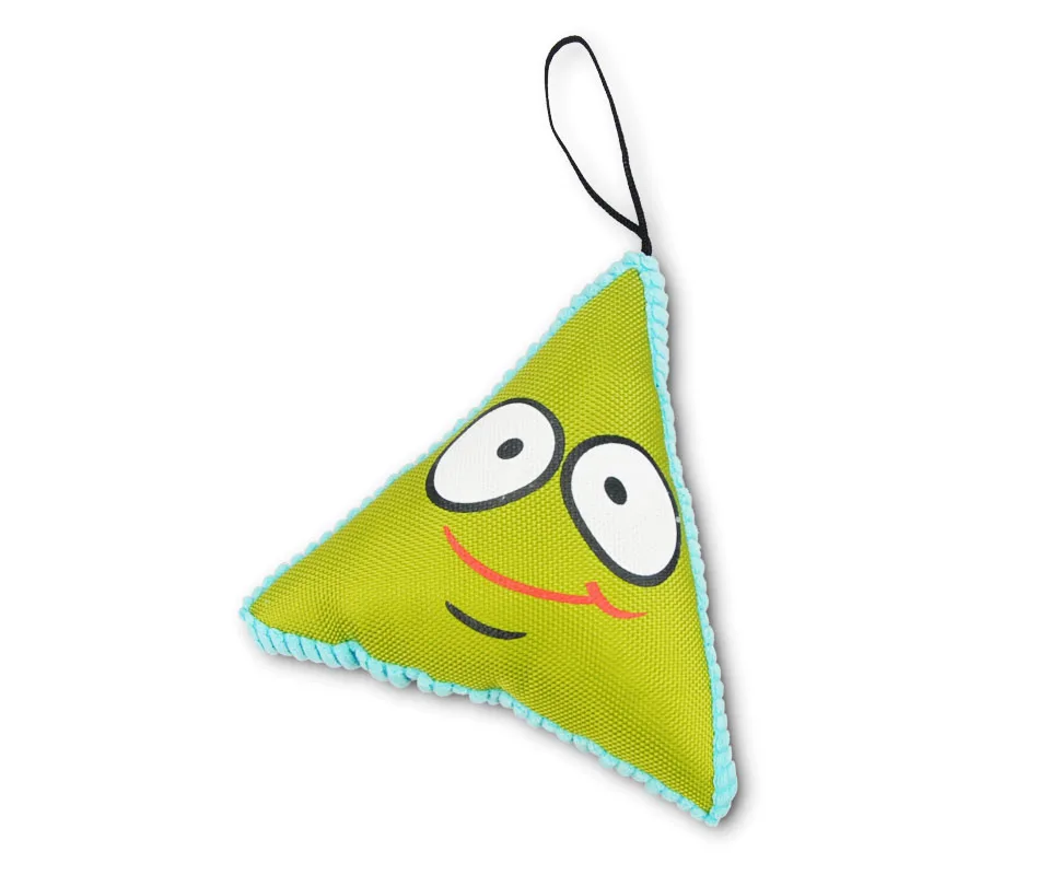 Зеленый счастливый улыбка лицо трехсторонняя форма мягкая ткань Оксфорд PP