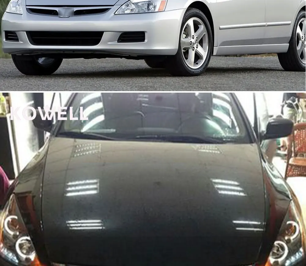 KOWELL Автомобиль Стайлинг фара для Honda Accord 2003-2007 светодиодный фары DRL HID Xenon Биксеноновые линзы
