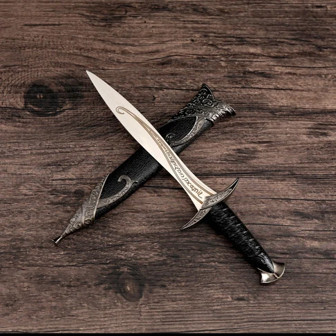 Нержавеющая сталь короткий меч изысканный Властелин колец мини Жалящий