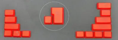 [Hfбезопасности] DIY OEM Hight PBT механическая клавиатура колпачки для ключей с красочной подсветкой для вишневой клавиатура axis - Цвет: Red 1