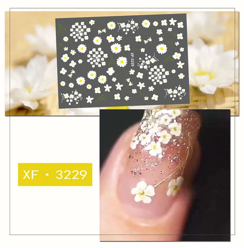 5 стилей наклейки для ногтей дизайна летняя Веселая фотография маленькое свежее