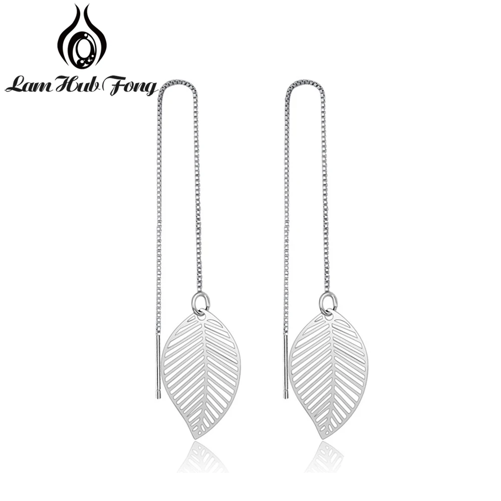 Женские серьги подвески из серебра 925 пробы с листьями|drop earrings|earrings brandearrings for |