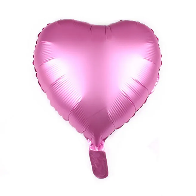 pink 5 шт. 18 дюймов звезда розового золота сердце хромированные металлические шары Свадьба День Рождения Декор фольги шар Металл сердце гелиевый воздух шар - Цвет: pink