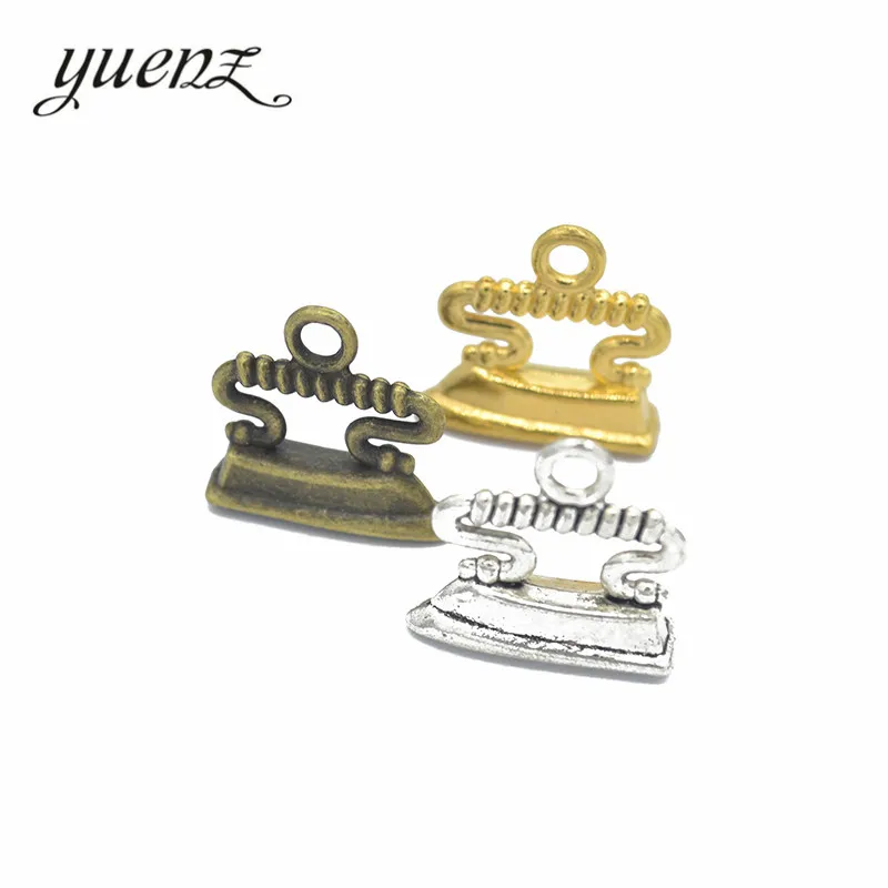 YuenZ 8 шт античное серебряное покрытие ожерелья из сплава цинка Подвески железные Подвески Diy ювелирные изделия ручной работы 19*17 мм J224