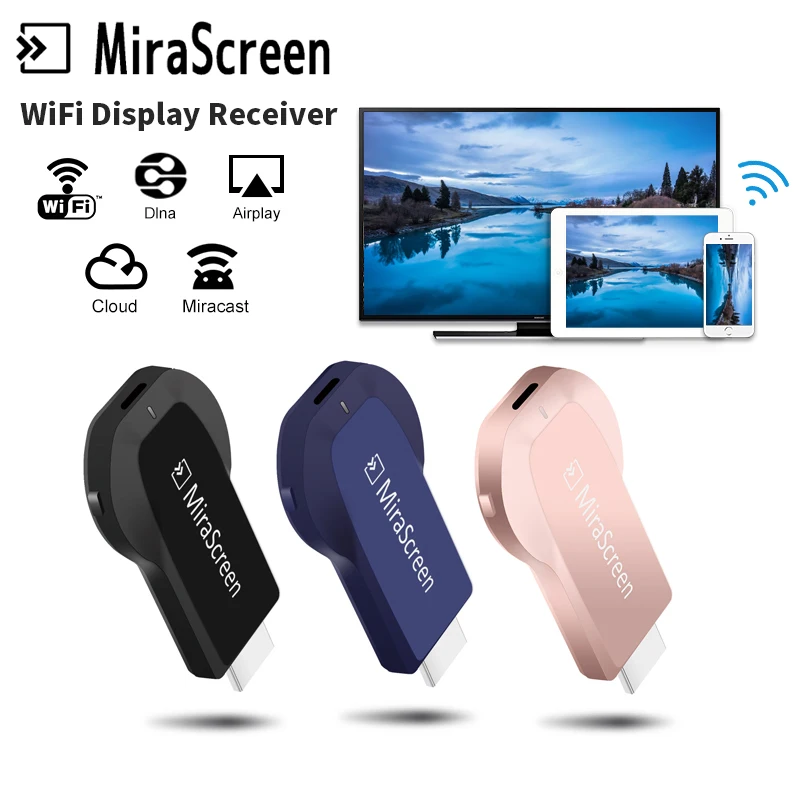 ТВ палка DLNA Miracast Airplay Mirroring ключ для Apple Android смартфон WiFi Hdmi Mirascreen беспроводной