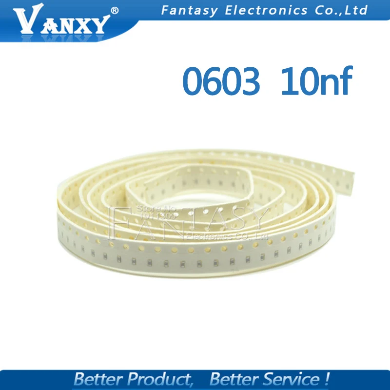 100 шт. 10NF X7R ошибка 10% 50 в 0603 103 SMD толстая пленка чип многослойный керамический
