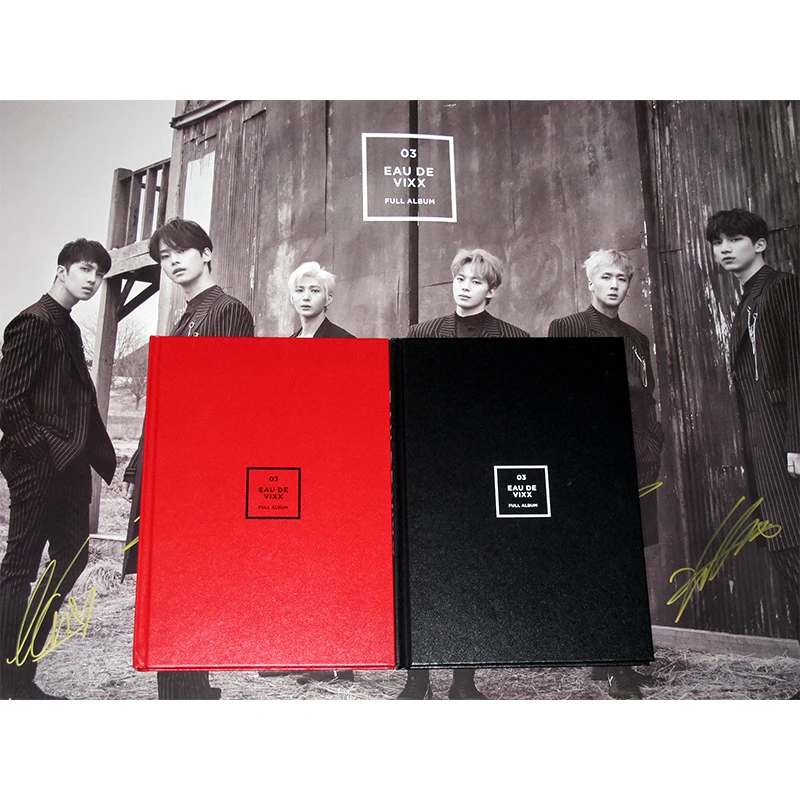 K POP подписанный VIXX autographed 3nd альбом EAU DE CD + photobook 052018|Открытки и приглашения| |