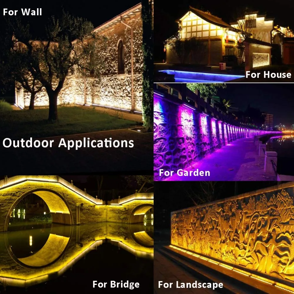 Высокомощный алюминиевый уличный Профессиональный светильник ing 36 Вт DC24V IP65 1 м