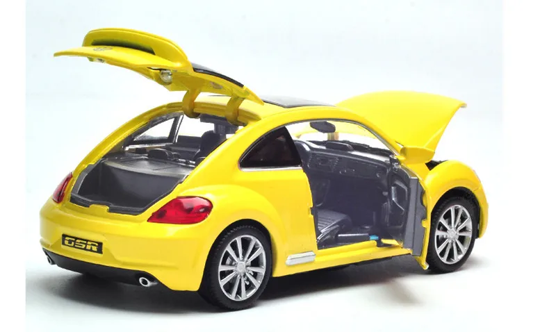 Двойные лошади, 1:32,, Volkswagen Beetle, литая под давлением модель автомобиля, игрушка, модель автомобиля, электронная машина, детские игрушки, подарок